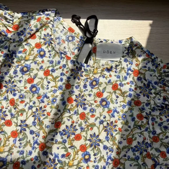 Doen Rhodia floral-print organic cotton-voile midi dress - Picture 14 of 16